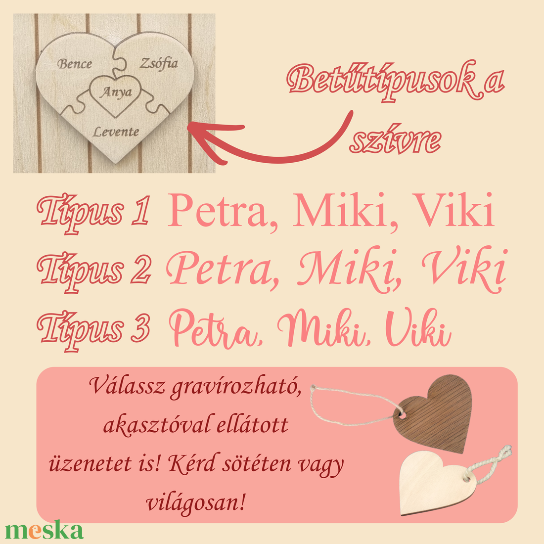 Egyedi gravírozott családi képkeret, Anya, te vagy az, aki összetart bennünket, névre szóló fa ajándék - otthon & életmód - dekoráció - kép & falikép - fából készült kép - Meska.hu