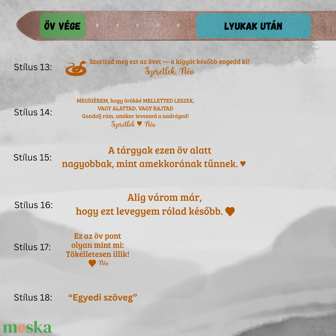 DIY férfi bőr öv készlet gravírozható szarvasmarha bőr szíjjal - diy (csináld magad) - egységcsomag - Meska.hu