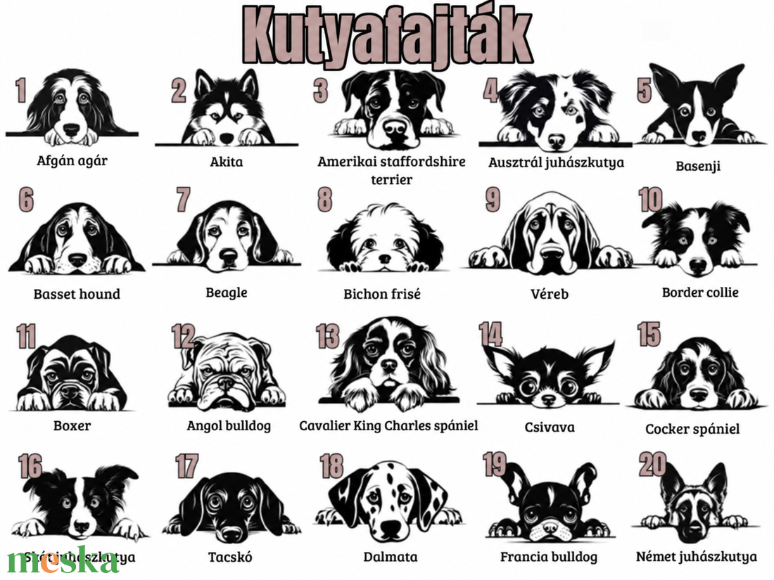 Egyedi kutyás vágódeszka - ajándék gazdiknak, ünnepekre - otthon & életmód - konyhafelszerelés, tálalás - sütés, főzés - vágódeszka - Meska.hu