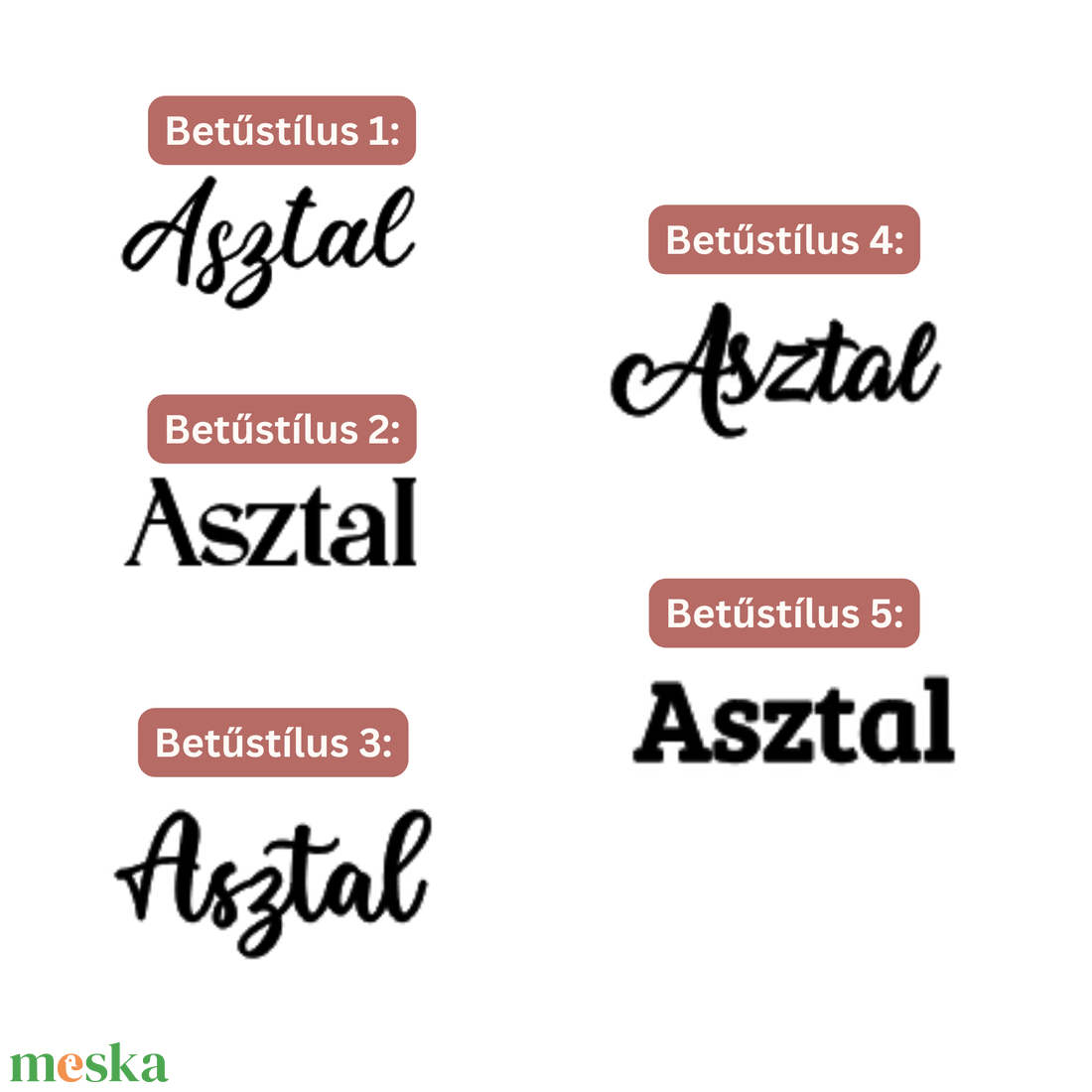 Esküvő asztalszám tábla, párnak, több stílusban, fából, elegáns kivitelezés - esküvő - dekoráció - asztalszám - Meska.hu