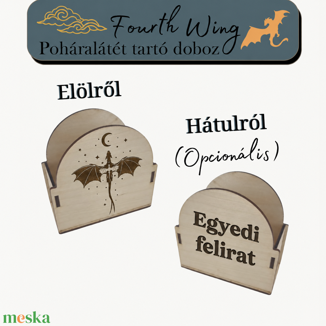 Fourth Wing Poháralátét készlet - térkép puzzle - 12 darabos szett - otthon & életmód - konyhafelszerelés, tálalás - tálalás - tányér- és poháralátét - Meska.hu