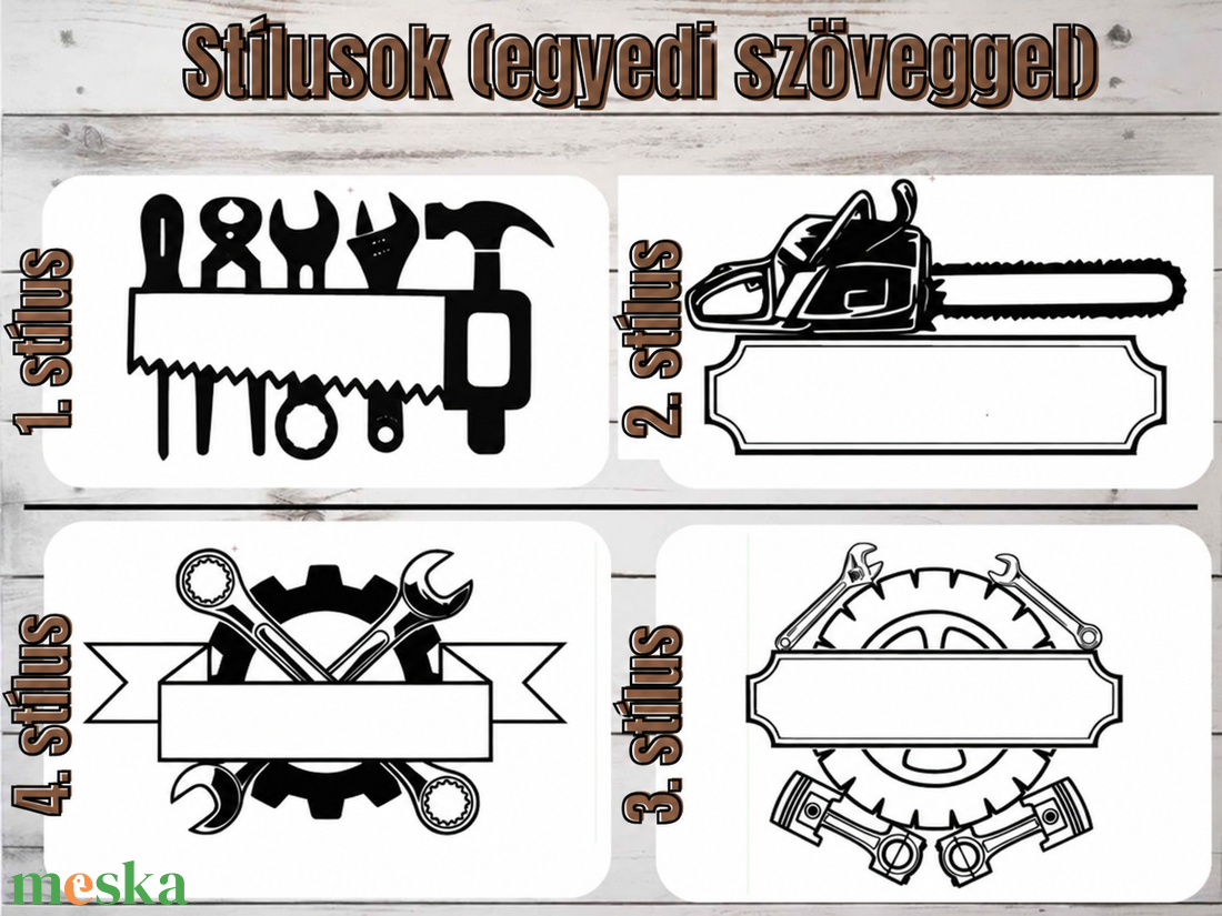 Egyedi műhely vágódeszka � személyre szabott ajándék férfiaknak, garázs - otthon & életmód - konyhafelszerelés, tálalás - sütés, főzés - vágódeszka - Meska.hu