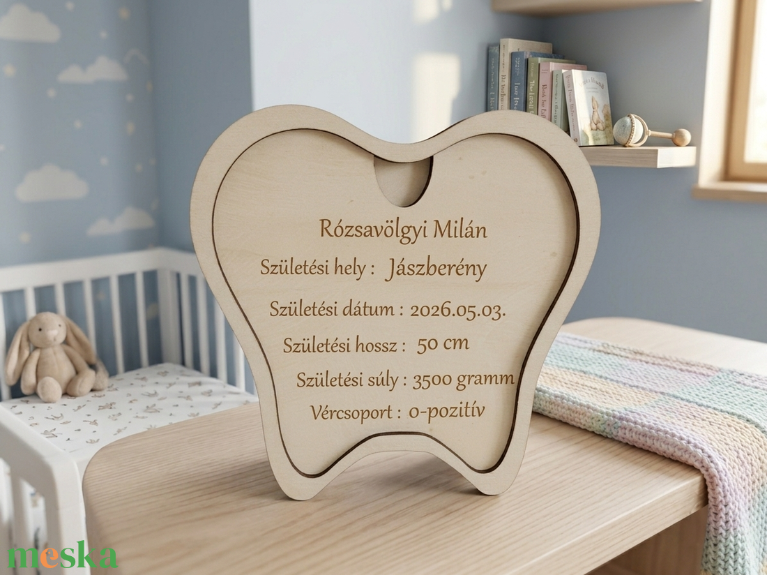 Tejfogtartó doboz - baba - mama - babaemlékek - baba emlékőrző - Meska.hu