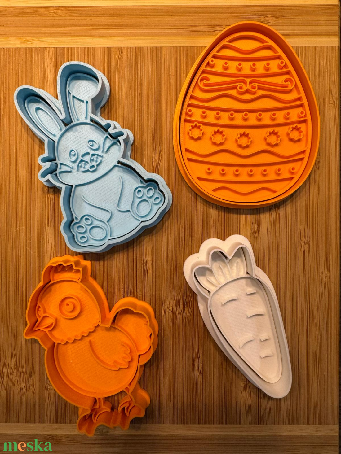 Húsvéti sütiforma szett - ünnepi díszek, dekorációk - húsvéti díszek és dekorációk - húsvéti sütikiszúró - Meska.hu