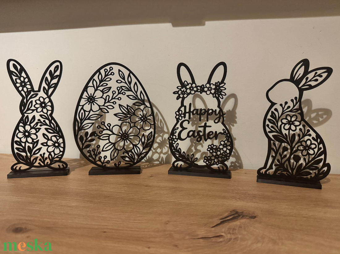 Elegáns Fekete Húsvéti Dekorok � Asztaldíszek - ünnepi díszek, dekorációk - húsvéti díszek és dekorációk - húsvéti asztaldíszek - Meska.hu