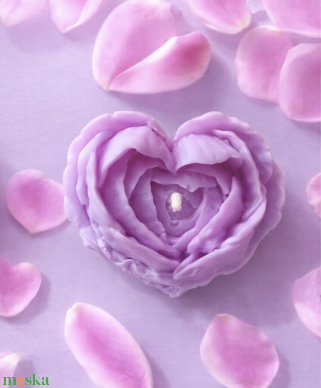 Rocky�s CANDLE kézműves vir�g szív szója gyertya szerelem -valentin napra - otthon & életmód - gyertya, illat, aroma - mécses és mécsestartó - Meska.hu