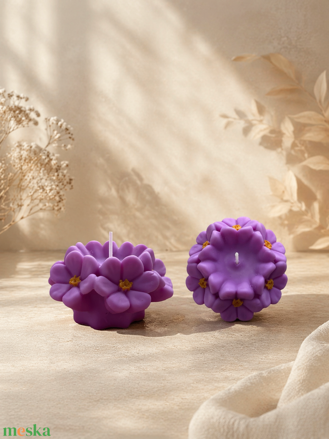 Rocky�s CANDLE Sakura varázs virág gyertya - otthon & életmód - gyertya, illat, aroma - mécses és mécsestartó - Meska.hu