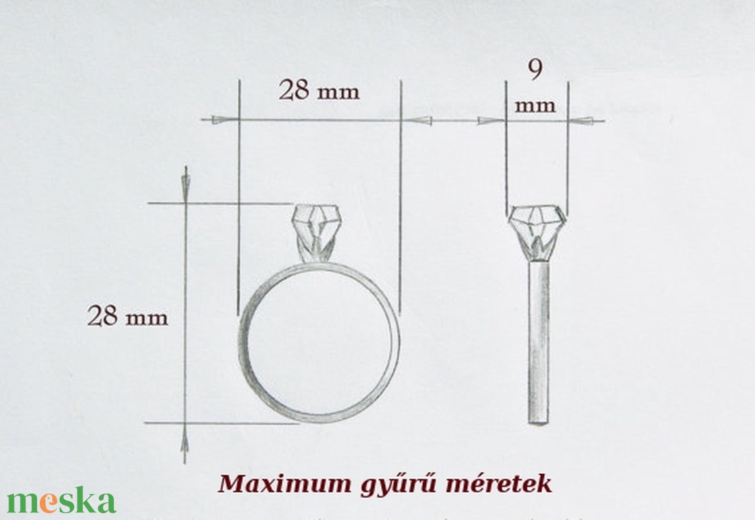 Gyűrűtartó doboz - Anais - esküvő - kiegészítők - gyűrűtartó & gyűrűpárna - Meska.hu