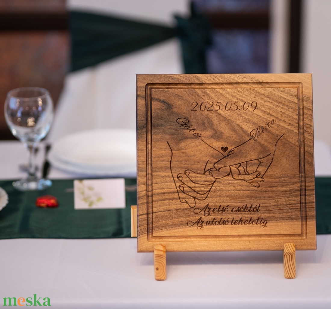 Gravírozott fa emléktábla esküvőre. - esküvő - dekoráció - tábla & jelzés - Meska.hu Gravírozott fa emléktábla esküvőre. - esküvő - dekoráció - tábla & jelzés - Meska.hu
