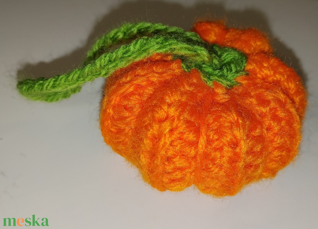  Horgolt őszi tök � kézzel készült őszi dekoráci - 990 Ft. - otthon & életmód - dekoráció - halloween - halloweeni tök - Meska.hu
