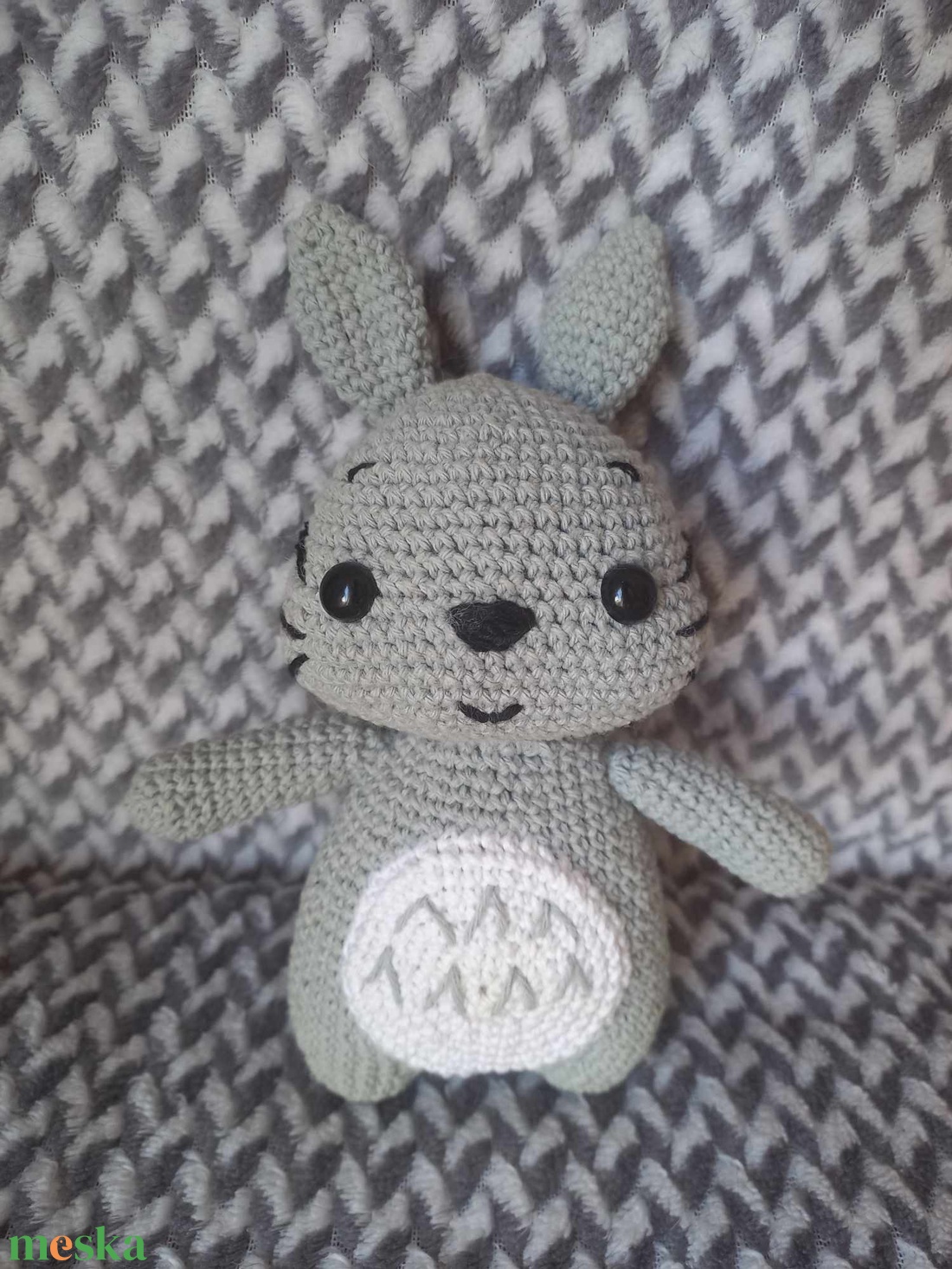 Horgolt Totoro nyuszicica - játék & sport - plüssállat & játékfigura - más figura - Meska.hu Horgolt Totoro nyuszicica - játék & sport - plüssállat & játékfigura - más figura - Meska.hu