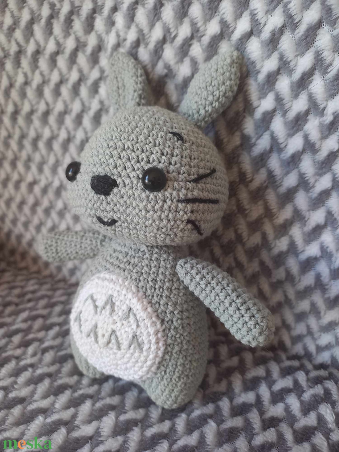 Horgolt Totoro nyuszicica - játék & sport - plüssállat & játékfigura - más figura - Meska.hu Horgolt Totoro nyuszicica - játék & sport - plüssállat & játékfigura - más figura - Meska.hu