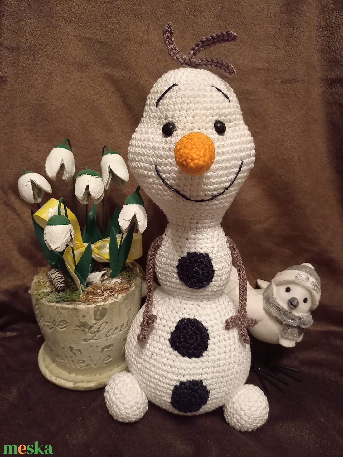 Horgolt Olaf figura -  - Meska.hu Horgolt Olaf figura -  - Meska.hu