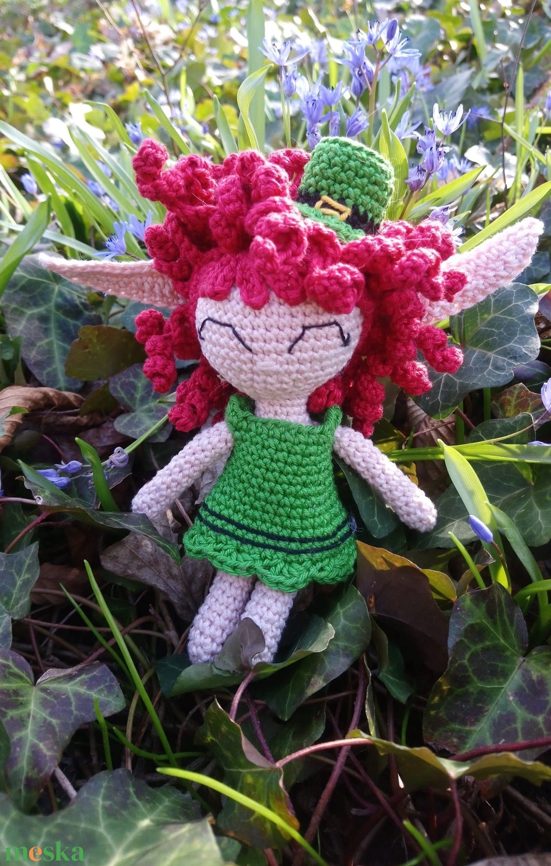 Horgolt manó - játék & sport - plüssállat & játékfigura - más figura - Meska.hu Horgolt manó - játék & sport - plüssállat & játékfigura - más figura - Meska.hu