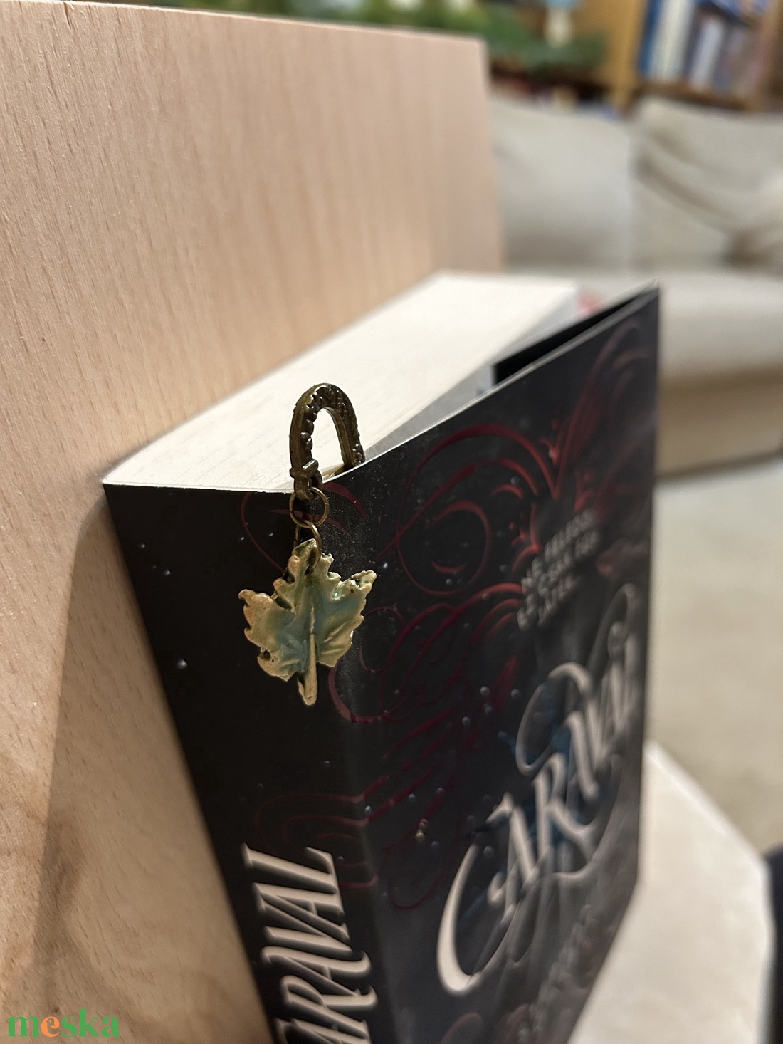 Könyvjelző apró levéllel - könyv & zene - könyvjelző - Meska.hu