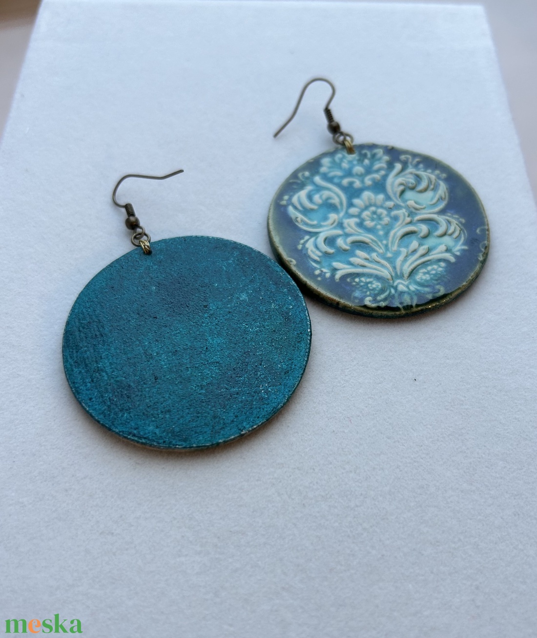 Tavaszváró fülbevaló - ékszer - fülbevaló - lógós kerek fülbevaló - Meska.hu