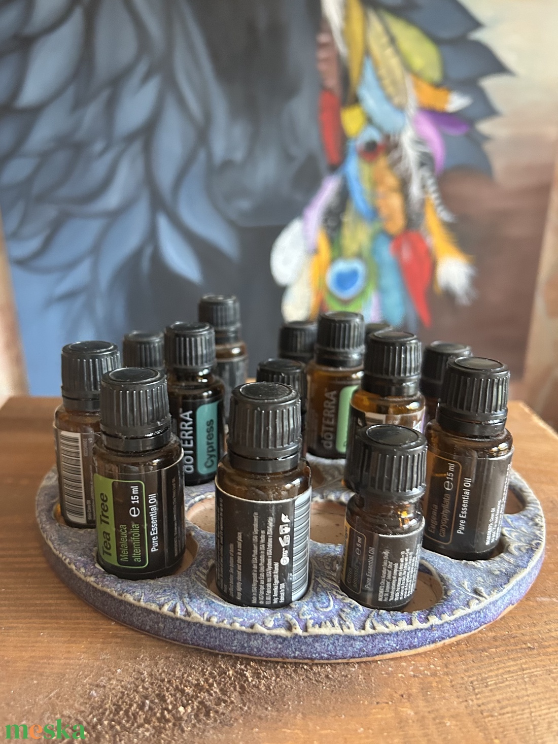 Doterra olaj tartó - otthon & életmód - tárolás & rendszerezés - fali tároló - Meska.hu
