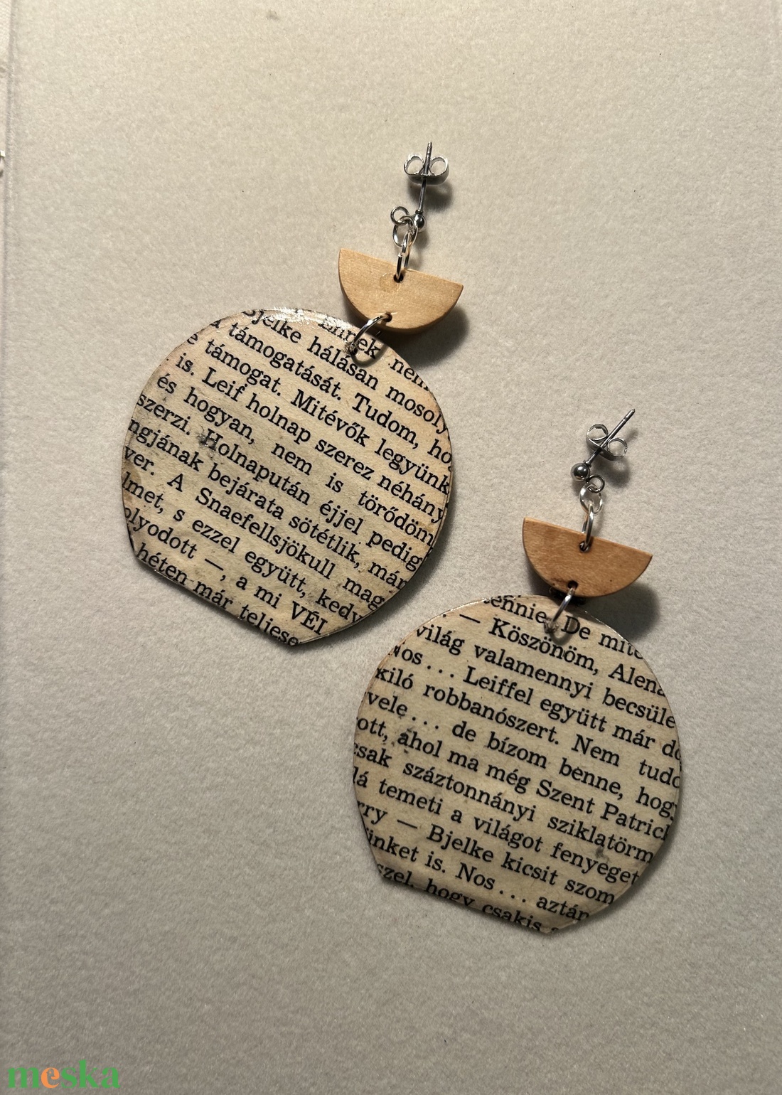 I love cats fülbevaló - ékszer - fülbevaló - lógós kerek fülbevaló - Meska.hu