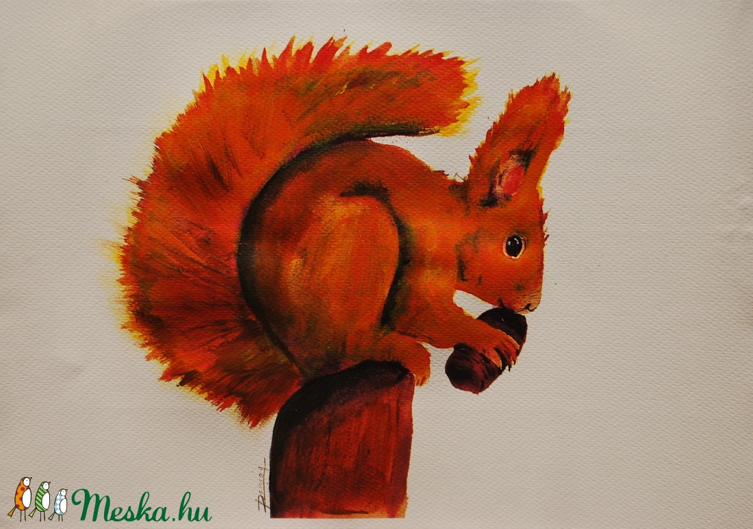 Mókuska Mókus, Erdei állat, Nem Print! -  - Meska.hu