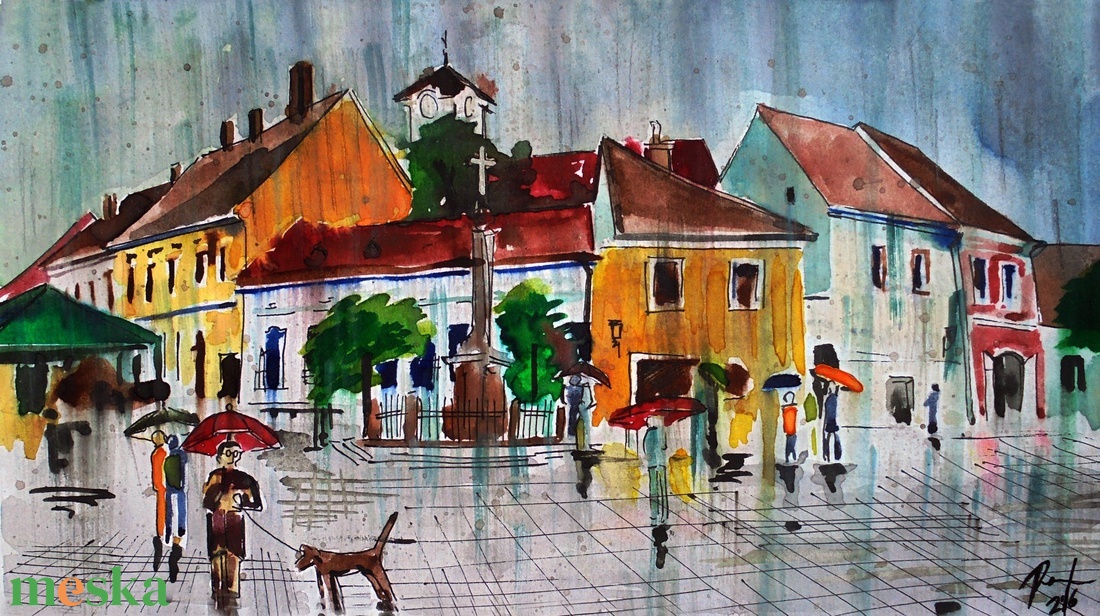 zuhany, tócsa, buborék Eső, Szentendre, esős tavasz - művészet - grafika & illusztráció - művészi nyomat - Meska.hu zuhany, tócsa, buborék Eső, Szentendre, esős tavasz - művészet - grafika & illusztráció - művészi nyomat - Meska.hu