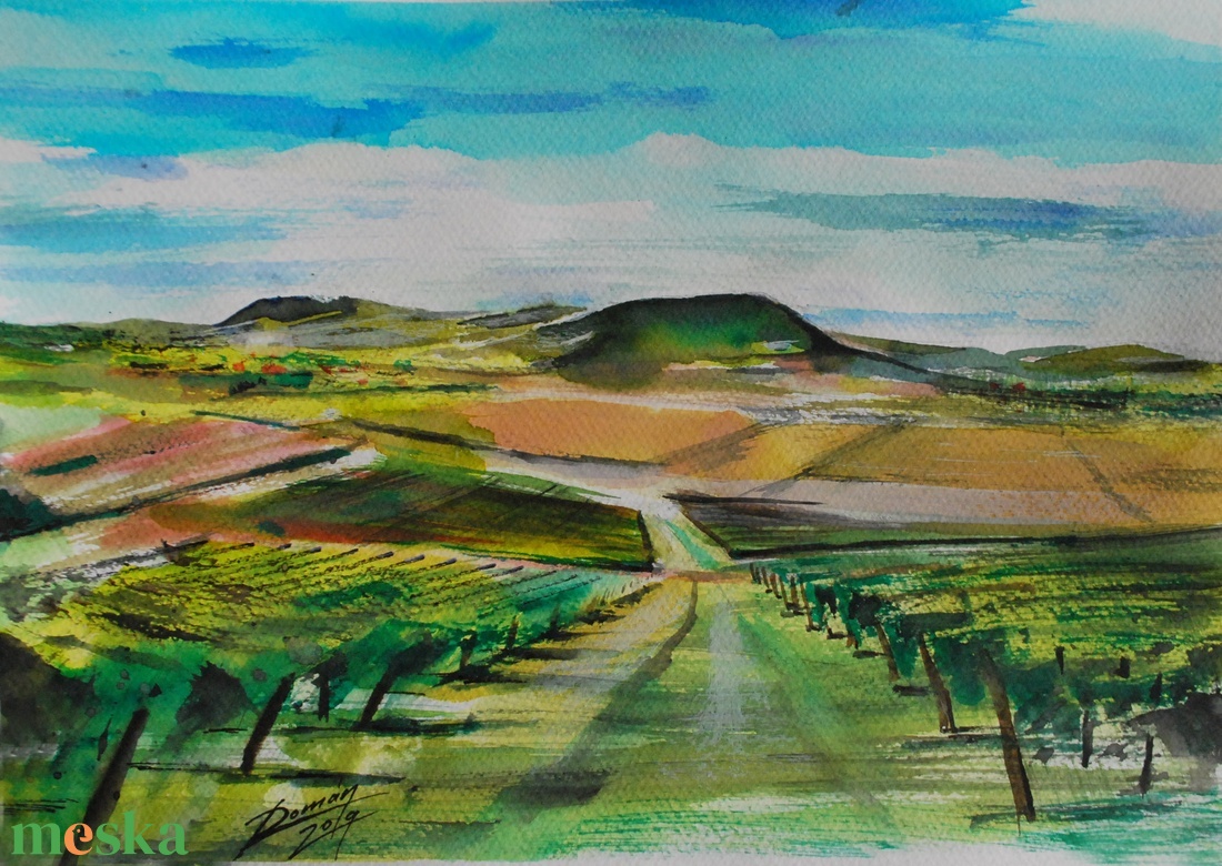 Akvarell festmény, Tokaj, Haza, Bor, Borászat, - művészet - festmény - akvarell - Meska.hu Akvarell festmény, Tokaj, Haza, Bor, Borászat, - művészet - festmény - akvarell - Meska.hu