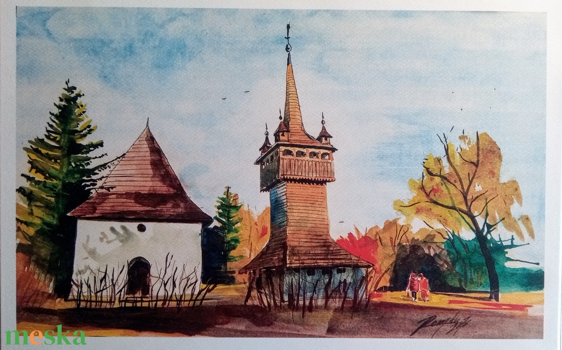 Szentendrei Skanzen, akvarell festmény - művészet - grafika & illusztráció - művészi nyomat - Meska.hu Szentendrei Skanzen, akvarell festmény - művészet - grafika & illusztráció - művészi nyomat - Meska.hu
