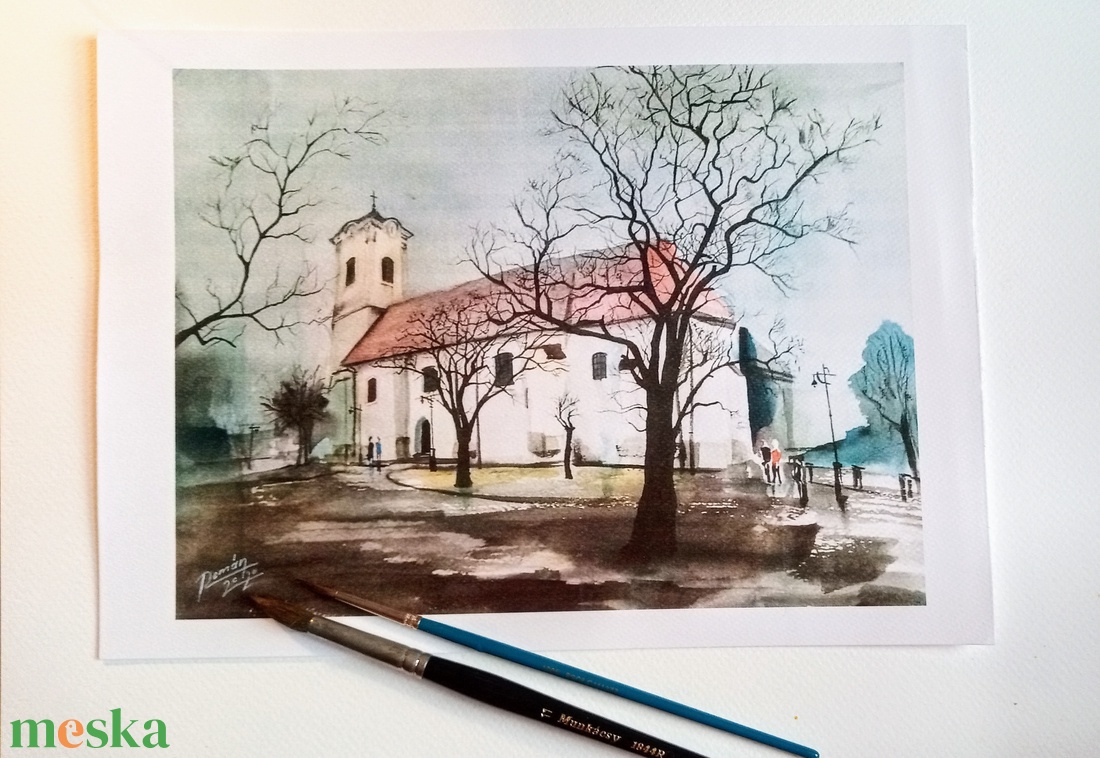 Szentendre Templomdomb - művészet - grafika & illusztráció - művészi nyomat - Meska.hu Szentendre Templomdomb - művészet - grafika & illusztráció - művészi nyomat - Meska.hu