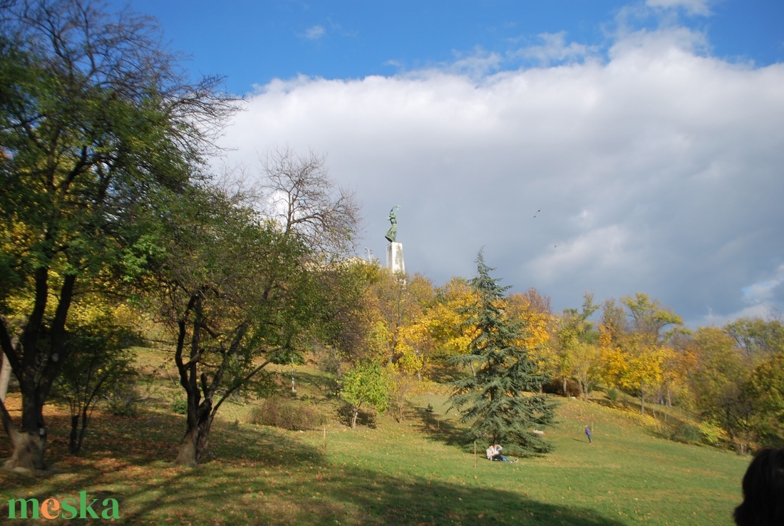 Budapesti Szabadság szobor  Nem print! Eredeti akvarell festmény. -  - Meska.hu