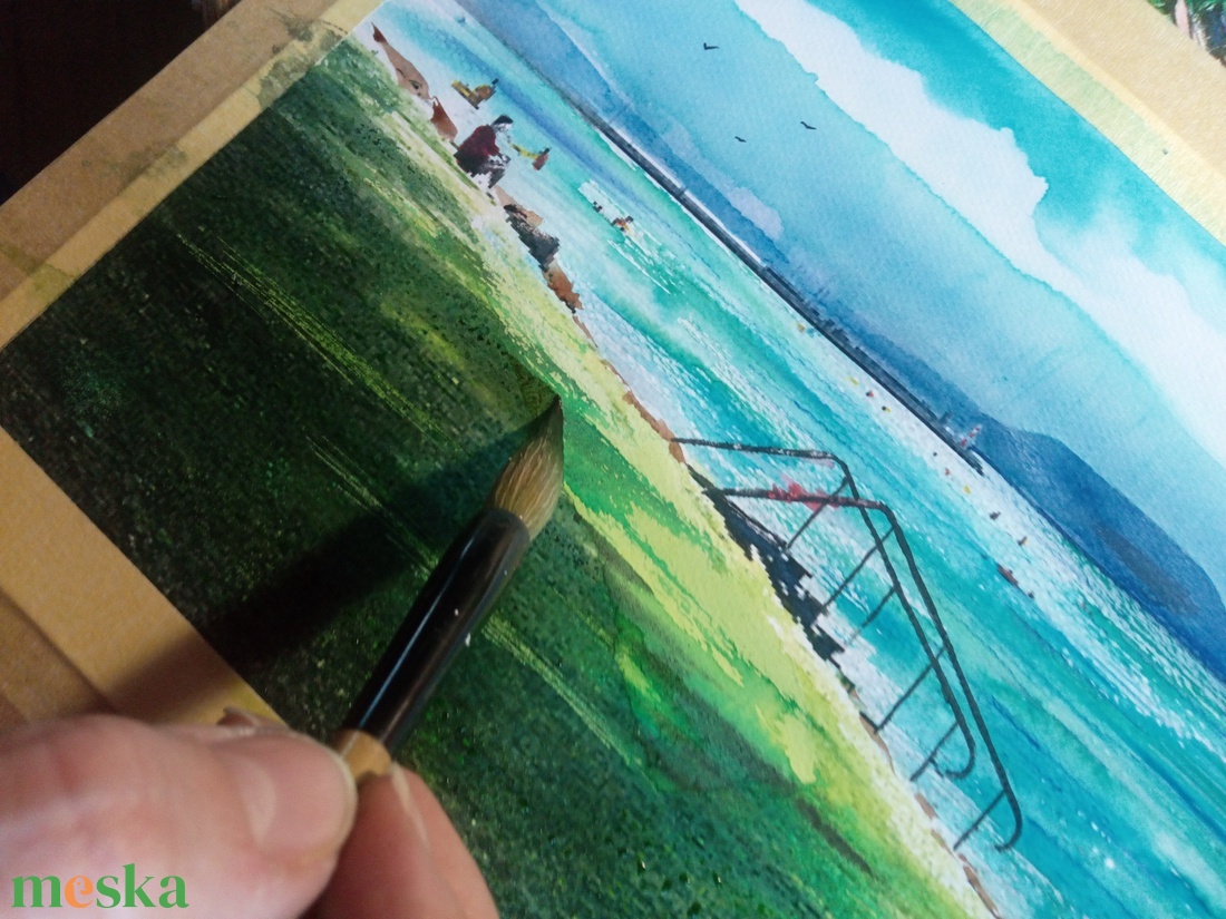 Balaton, Strand, Badacsony,balatoni akvarell, Vitorlás, Vitorlázás - művészet - grafika & illusztráció - művészi nyomat - Meska.hu Balaton, Strand, Badacsony,balatoni akvarell, Vitorlás, Vitorlázás - művészet - grafika & illusztráció - művészi nyomat - Meska.hu