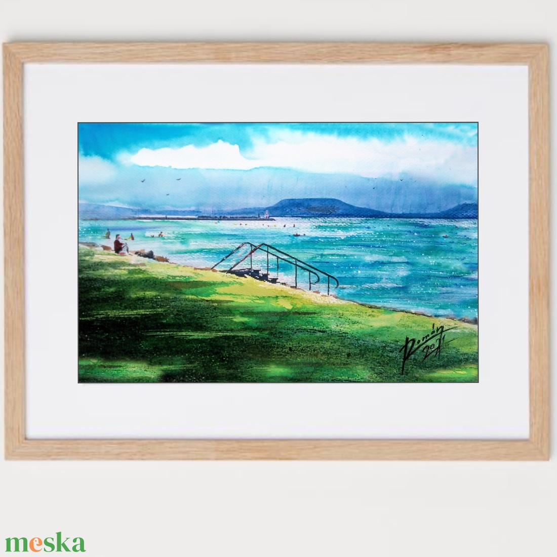 Balaton, Strand, Badacsony,balatoni akvarell, Vitorlás, Vitorlázás - művészet - grafika & illusztráció - művészi nyomat - Meska.hu Balaton, Strand, Badacsony,balatoni akvarell, Vitorlás, Vitorlázás - művészet - grafika & illusztráció - művészi nyomat - Meska.hu