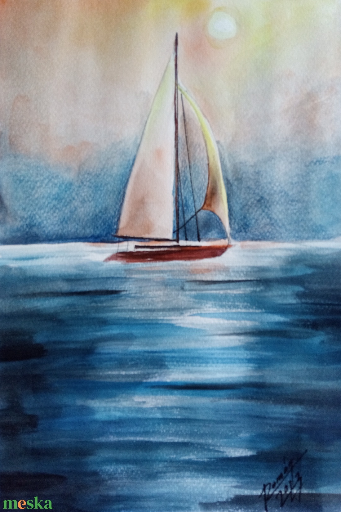 Balaton, balatoni akvarell, Vitorlás, Vitorlázás - művészet - grafika & illusztráció - művészi nyomat - Meska.hu Balaton, balatoni akvarell, Vitorlás, Vitorlázás - művészet - grafika & illusztráció - művészi nyomat - Meska.hu