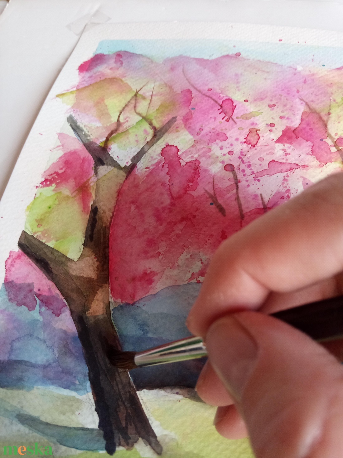 Tavasz Tájkép - művészet - grafika & illusztráció - művészi nyomat - Meska.hu Tavasz Tájkép - művészet - grafika & illusztráció - művészi nyomat - Meska.hu