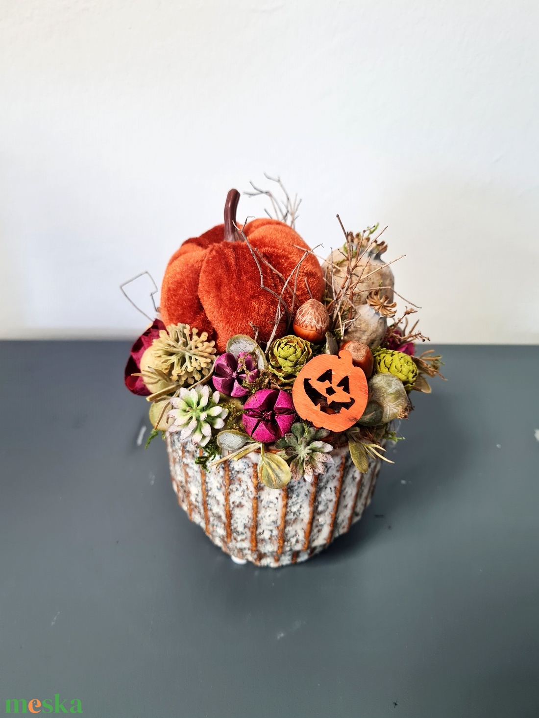 Vidám őszi asztaldísz tökkel - otthon & életmód - dekoráció - halloween - halloweeni asztaldísz - Meska.hu Vidám őszi asztaldísz tökkel - otthon & életmód - dekoráció - halloween - halloweeni asztaldísz - Meska.hu