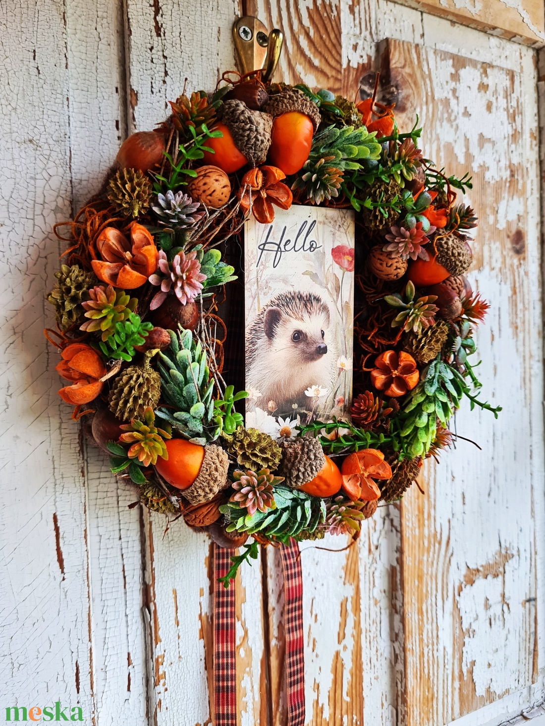 Őszi ajtódísz sünivel - otthon & életmód - dekoráció - ajtó- és ablak dekoráció - ajtódísz & kopogtató - Meska.hu Őszi ajtódísz sünivel - otthon & életmód - dekoráció - ajtó- és ablak dekoráció - ajtódísz & kopogtató - Meska.hu