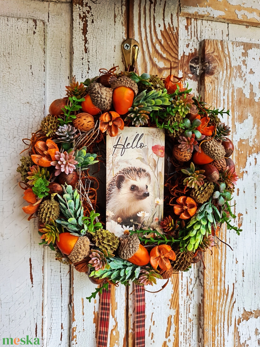 Őszi ajtódísz sünivel - otthon & életmód - dekoráció - ajtó- és ablak dekoráció - ajtódísz & kopogtató - Meska.hu Őszi ajtódísz sünivel - otthon & életmód - dekoráció - ajtó- és ablak dekoráció - ajtódísz & kopogtató - Meska.hu