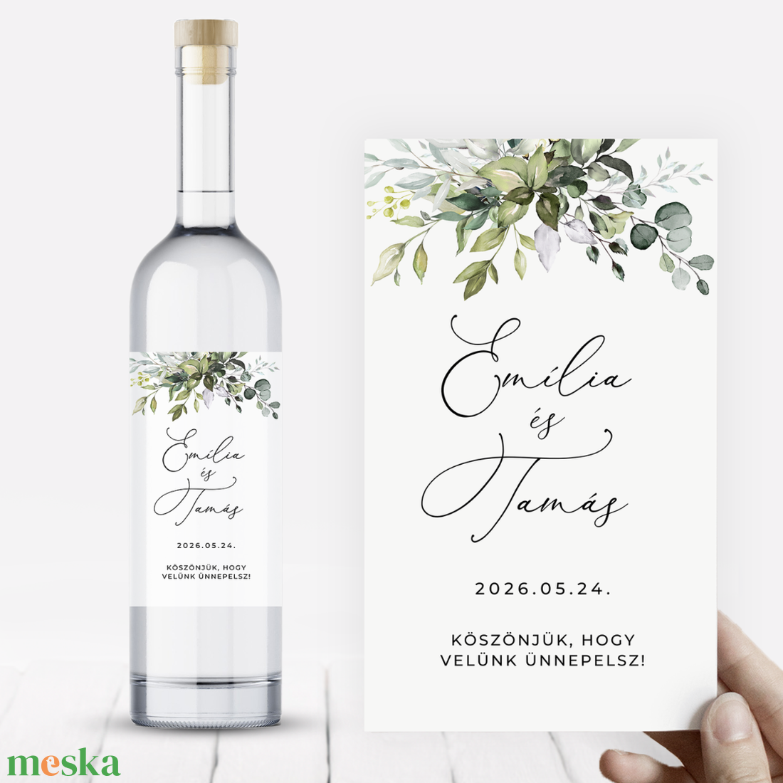 Pálinkás Esküvői Címke, Pálinkás Üvegcímke, Esküvői Pálinkás Matrica, Pálinka Címke, Pálinkás Címke, Köszönő Címke - esküvő - dekoráció - tálalás - Meska.hu