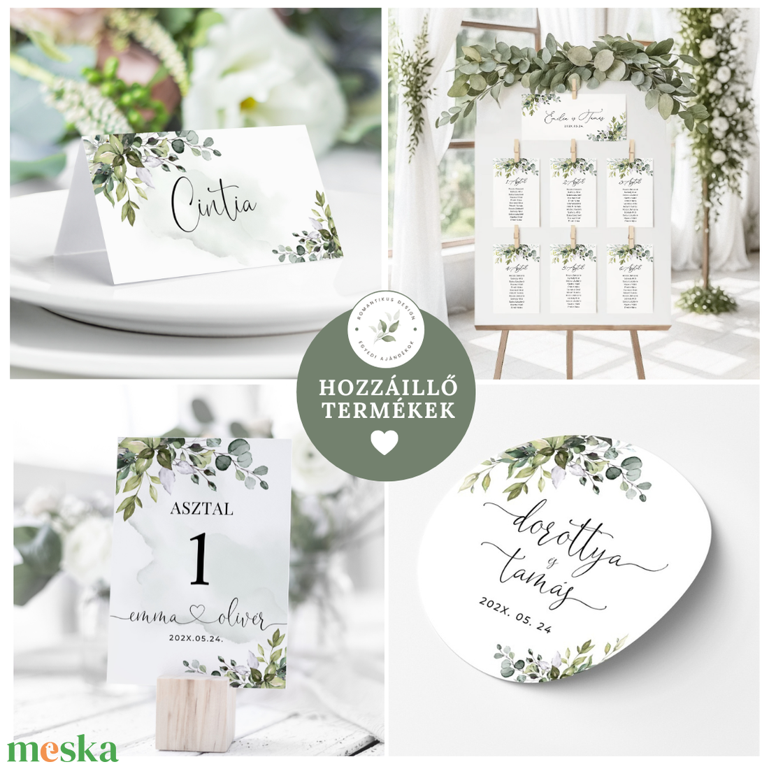 Esküvői Menü, Eskűvő Étlap, Étlap, Menü, Esküvő Vacsora, Esküvői Asztal - esküvő - meghívó & kártya - menü - Meska.hu