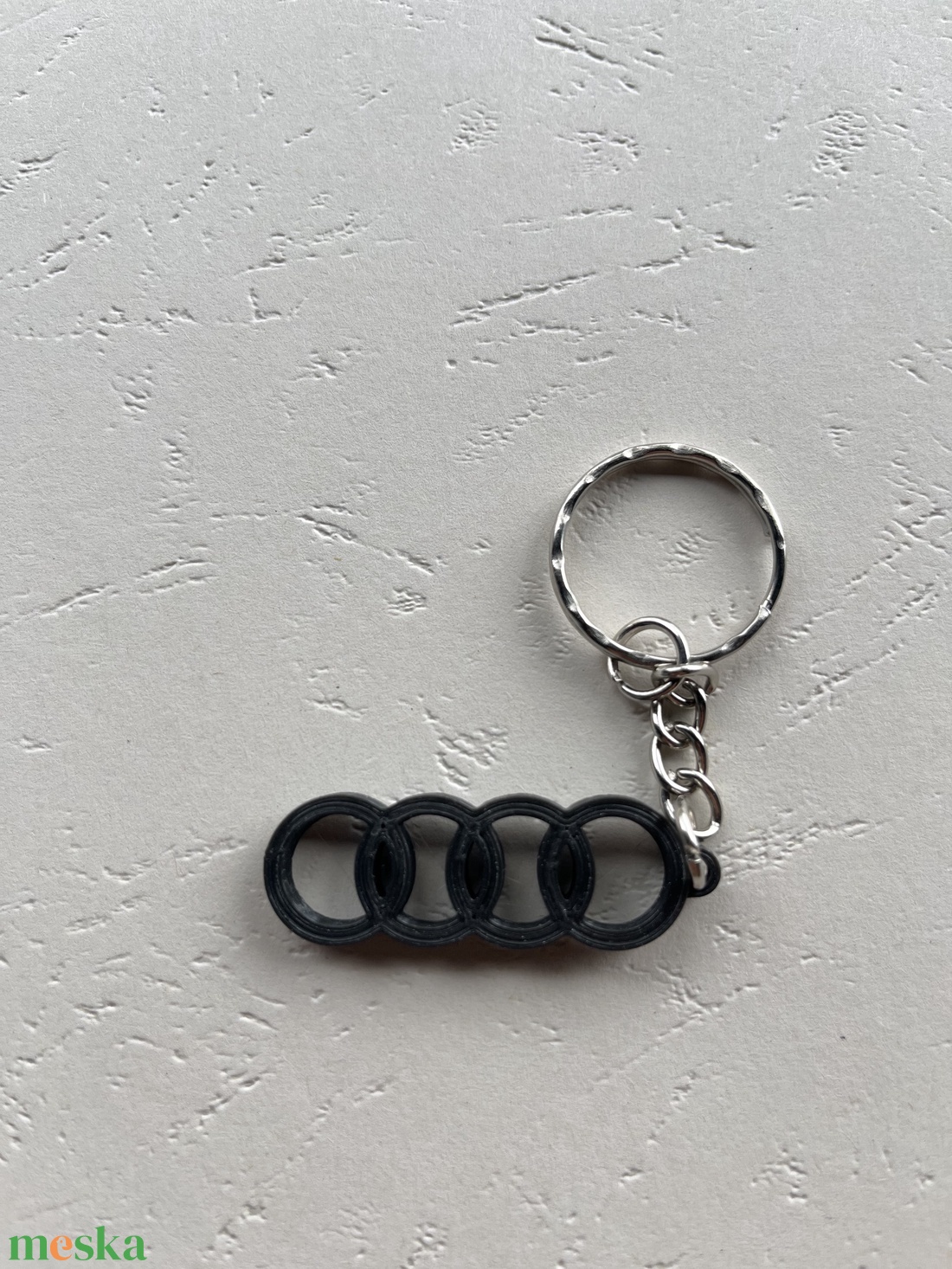 Audi logós kulcstartó - táska & tok - kulcstartó & táskadísz - kulcstartó - Meska.hu