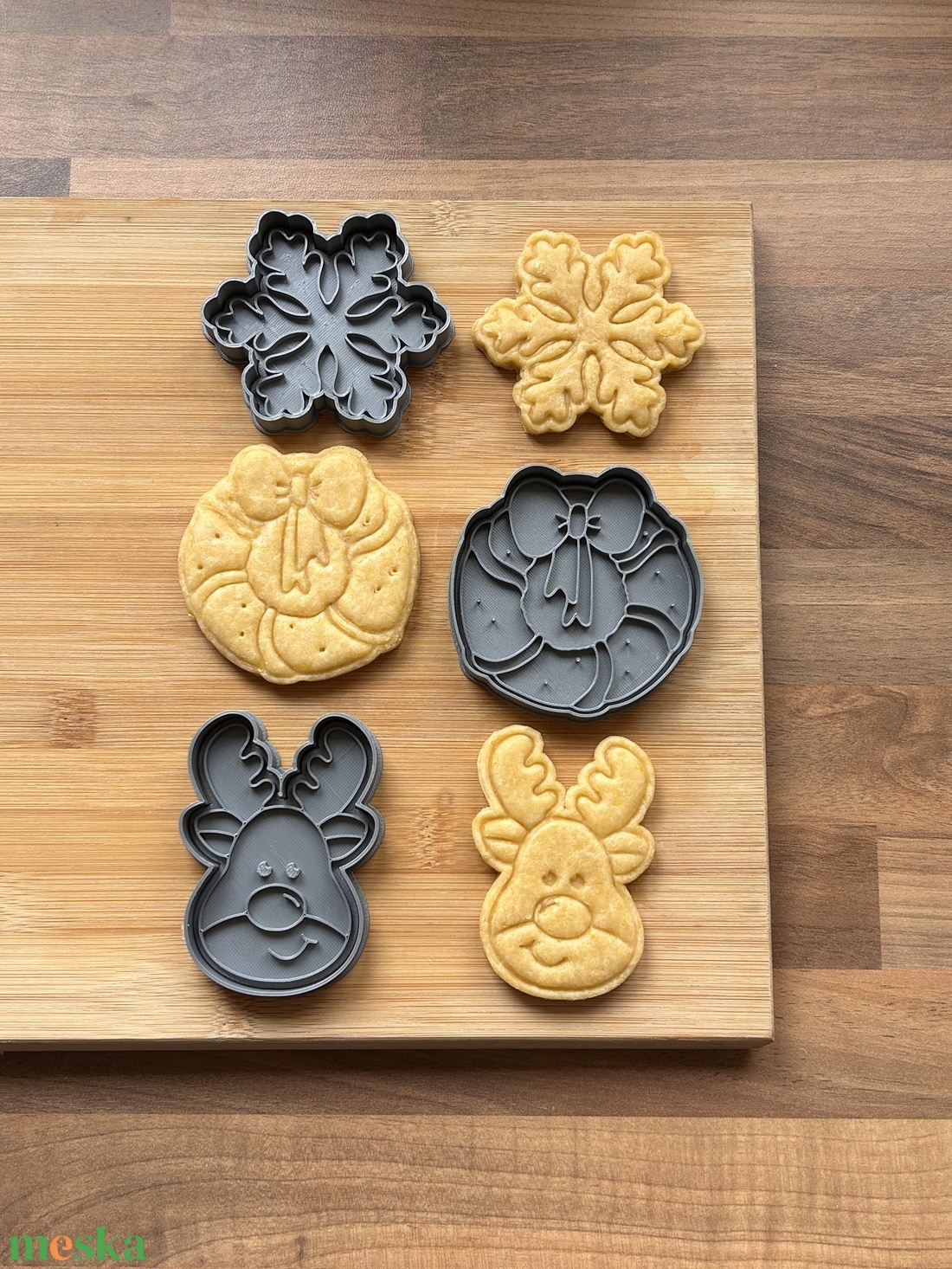 Karácsonyi sütikiszúró 4. szett  - karácsony - karácsonyi sütés-főzés - Meska.hu