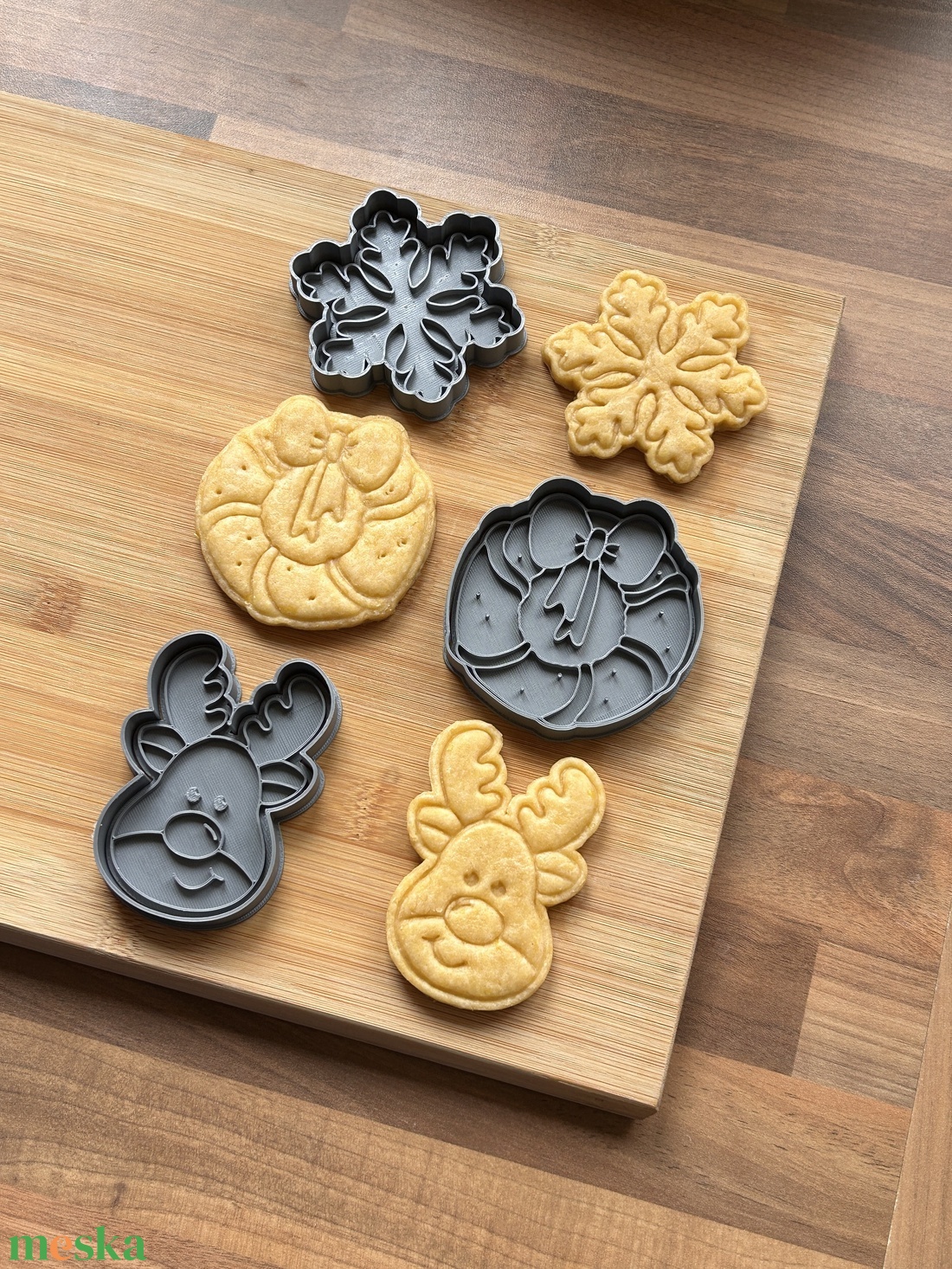 Karácsonyi sütikiszúró 4. szett  - karácsony - karácsonyi sütés-főzés - Meska.hu