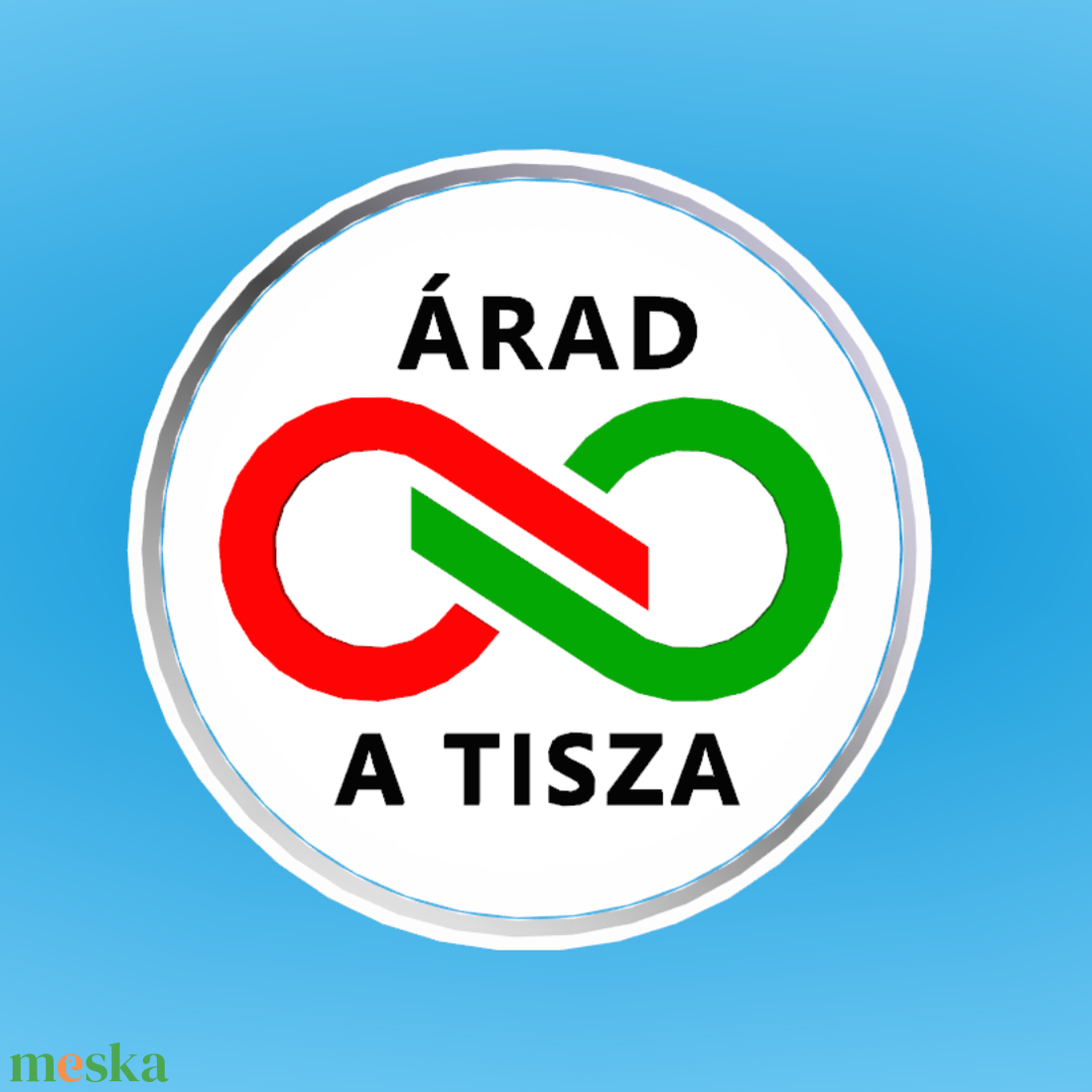 Árad a Tisza sütikiszúró  - otthon & életmód - konyhafelszerelés, tálalás - sütés, főzés - sütikiszúró - Meska.hu