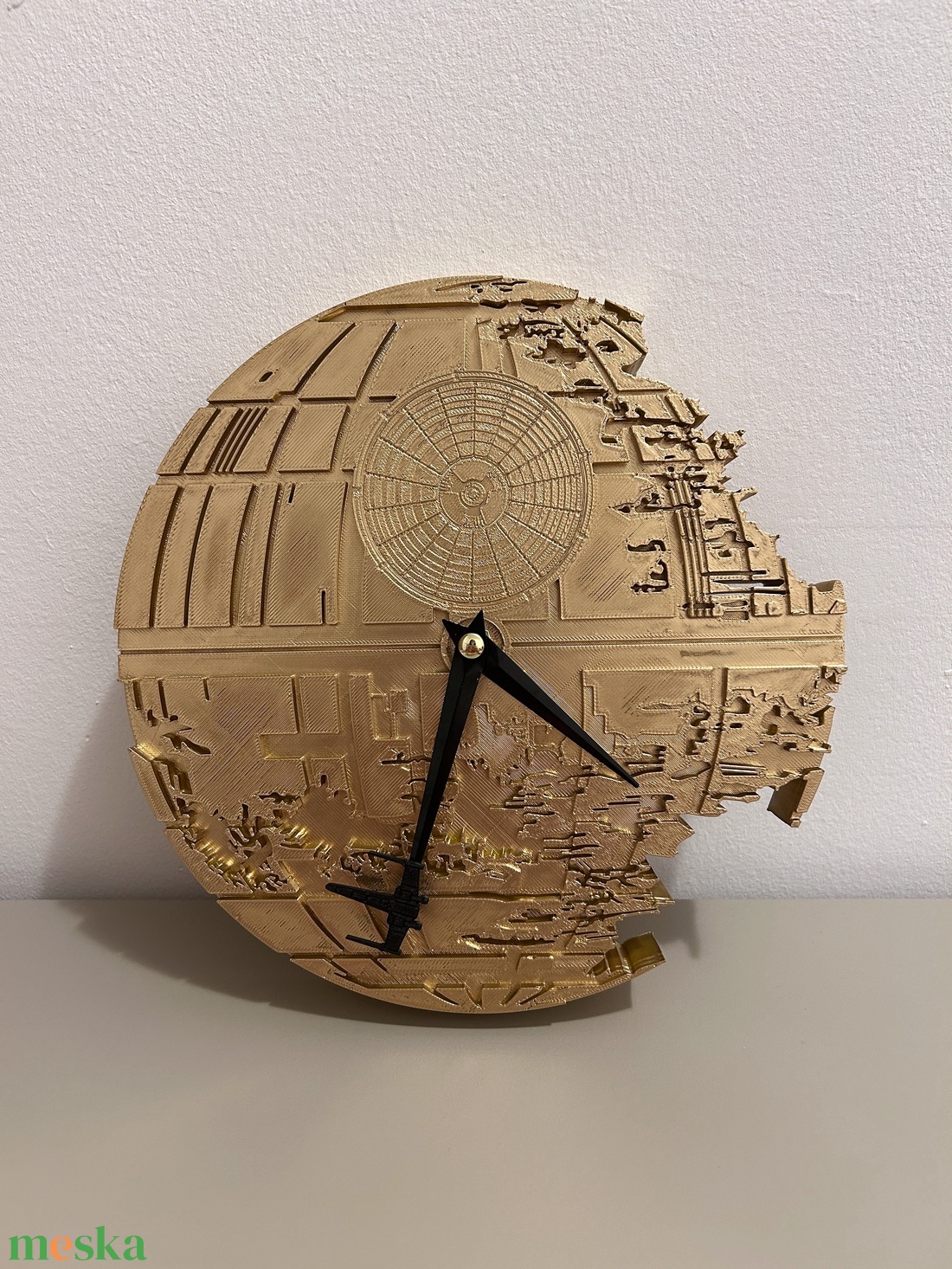 Star Wars (Halálcsillag) stílusú falióra  - otthon & életmód - dekoráció - fali és függő dekoráció - falióra & óra - Meska.hu