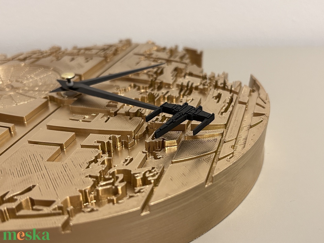 Star Wars (Halálcsillag) stílusú falióra  - otthon & életmód - dekoráció - fali és függő dekoráció - falióra & óra - Meska.hu