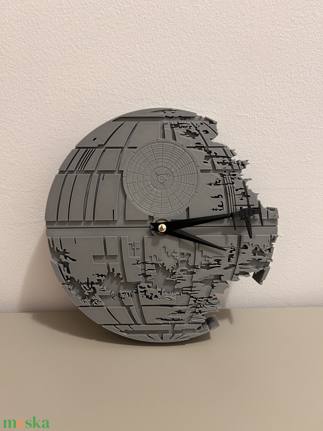 Star Wars (Halálcsillag) stílusú falióra  - otthon & életmód - dekoráció - fali és függő dekoráció - falióra & óra - Meska.hu