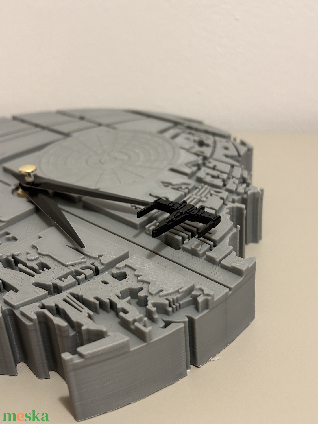Star Wars (Halálcsillag) stílusú falióra  - otthon & életmód - dekoráció - fali és függő dekoráció - falióra & óra - Meska.hu