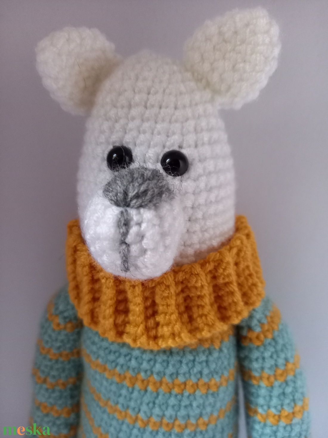 Muci Maci, horgolt amigurumi jegesmackó figura - játék & sport - plüssállat & játékfigura - maci - Meska.hu Muci Maci, horgolt amigurumi jegesmackó figura - játék & sport - plüssállat & játékfigura - maci - Meska.hu