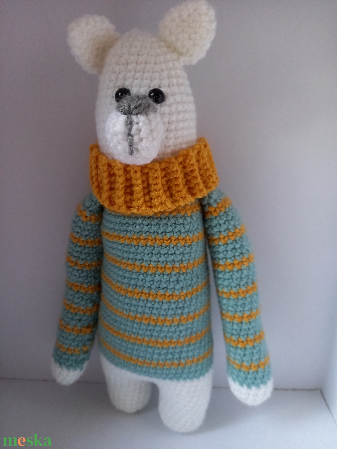 Muci Maci, horgolt amigurumi jegesmackó figura - játék & sport - plüssállat & játékfigura - maci - Meska.hu Muci Maci, horgolt amigurumi jegesmackó figura - játék & sport - plüssállat & játékfigura - maci - Meska.hu