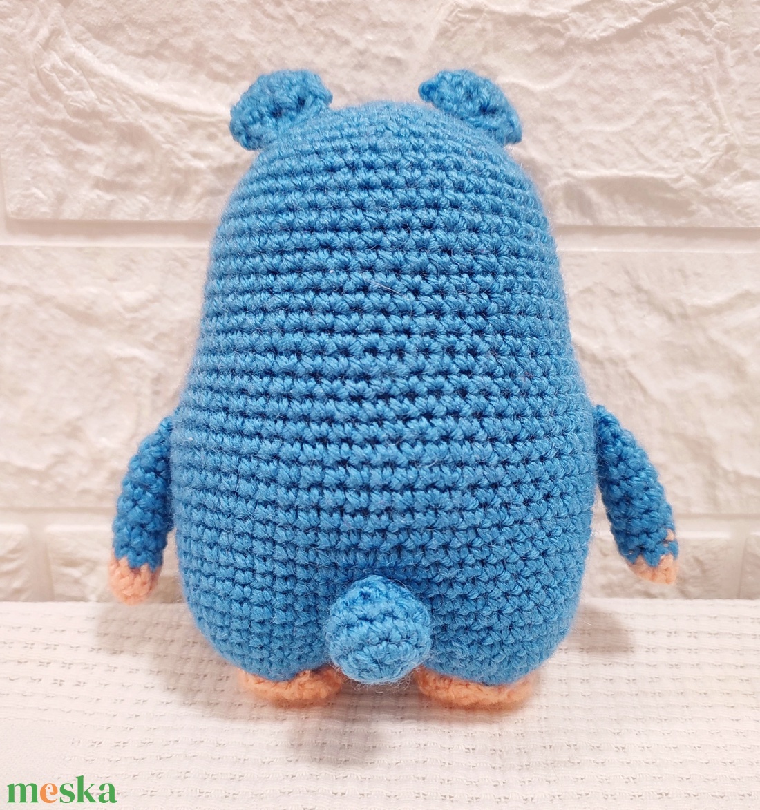 Horgolt lemming - játék & sport - plüssállat & játékfigura - más figura - Meska.hu