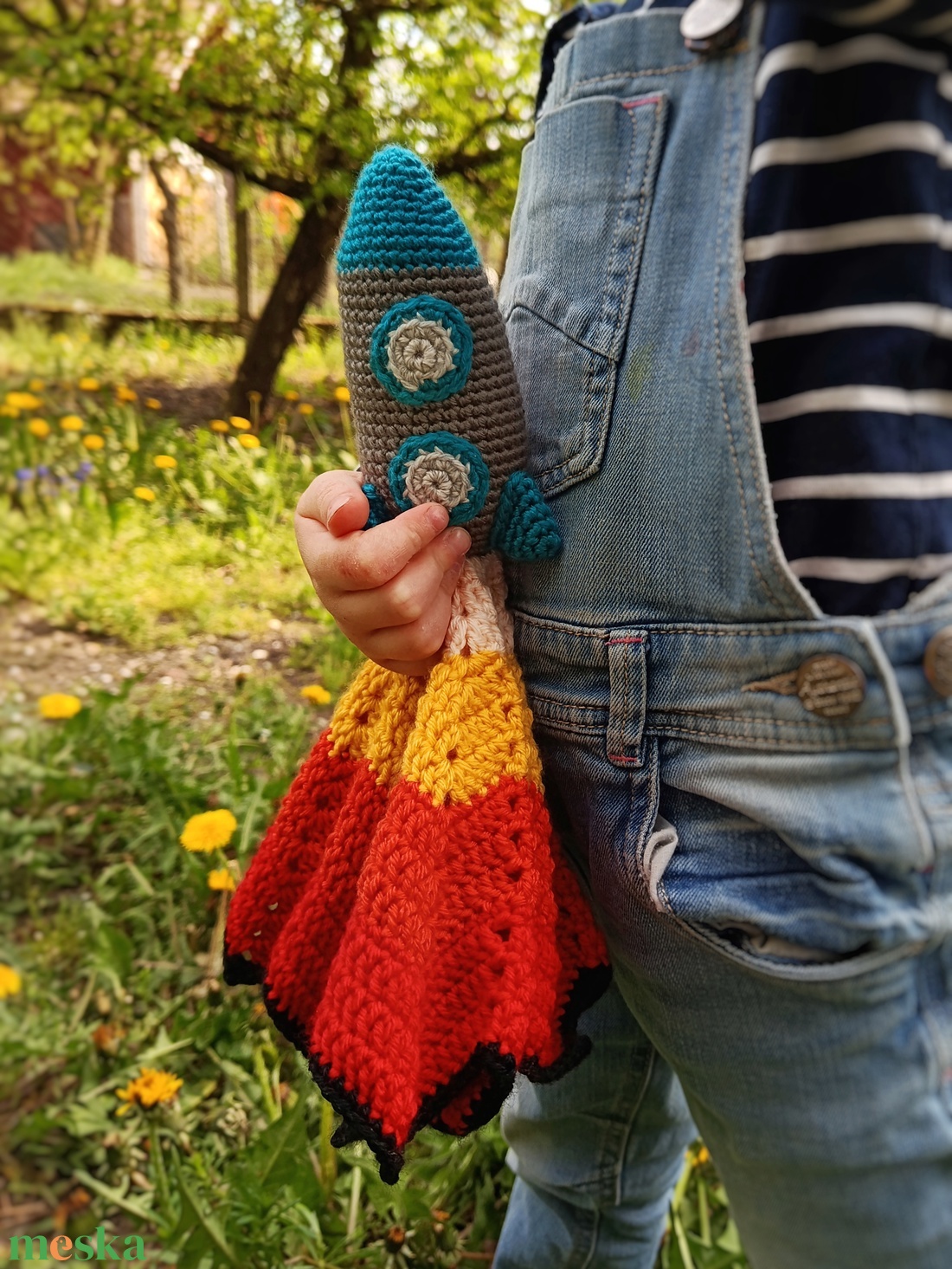 Rakéta szundikendő - baba - mama - baba játékok - szundikendő, alvóka - Meska.hu