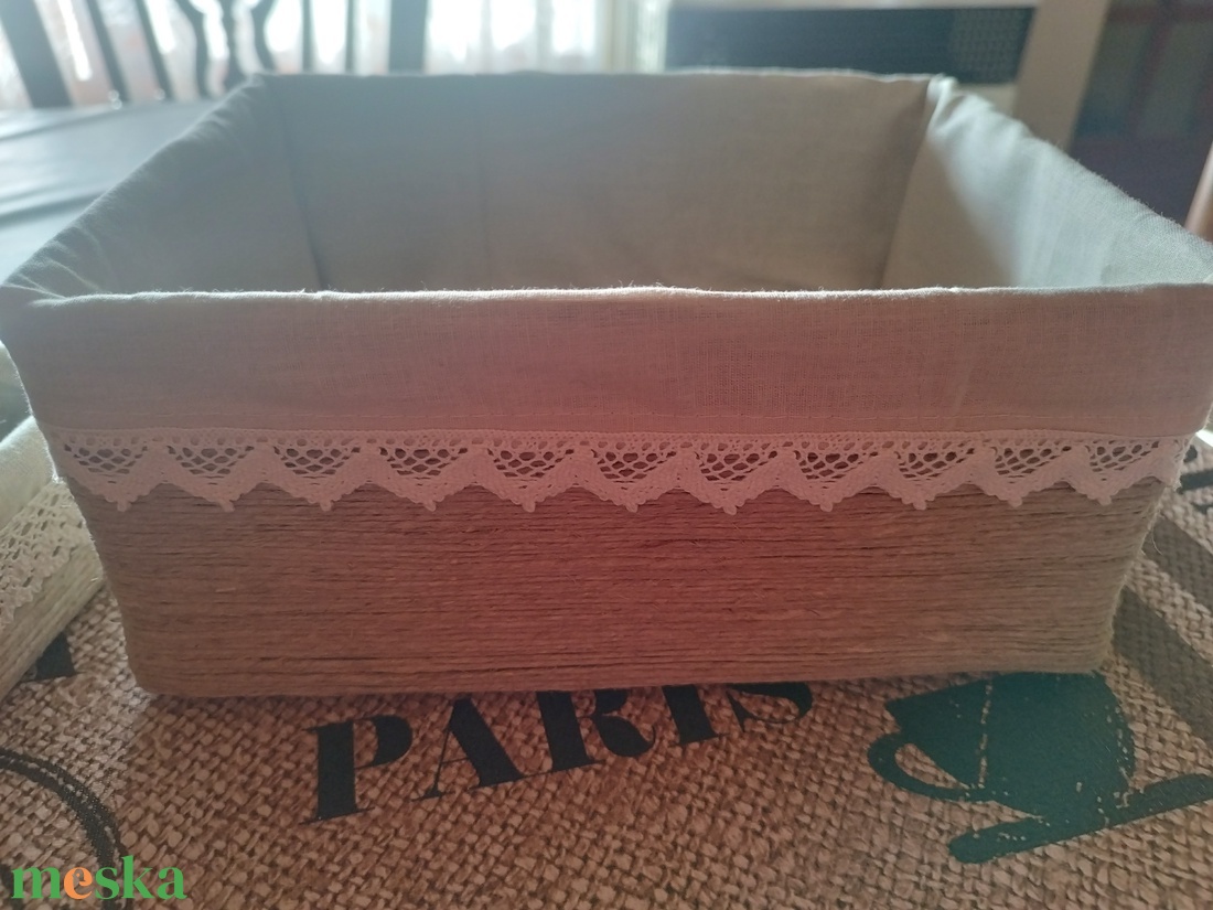 Tároló  - otthon & életmód - tárolás & rendszerezés - tárolókosár - Meska.hu